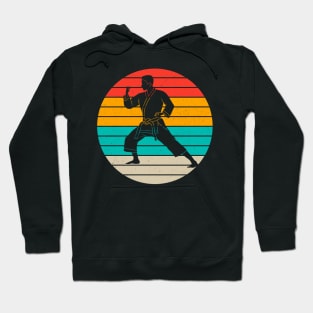 Krate Fighter Vintage Karateka Sunset MMA Hoodie